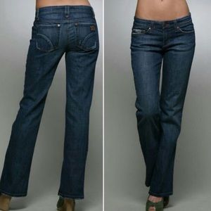 Joe’s Jeans Vintage Y2K Low Rise Clash Wash Bootcut Flare Denim Jeans Women 28